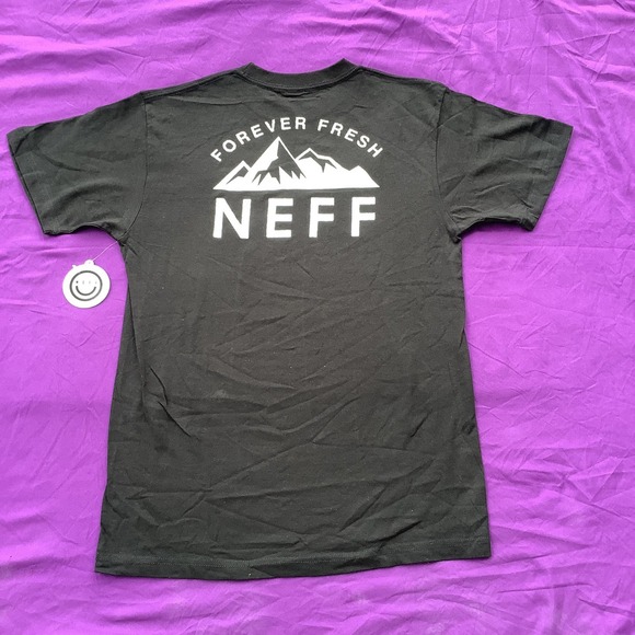 Black NEFF Forever Fresh Graphic Tee T-Shirt Mens Medium - Picture 1 of 6